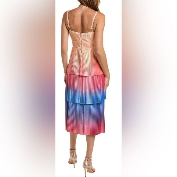 Marchesa Notte Sleeveless Printed Dress One time used Size 2 - Picture 2 of 2